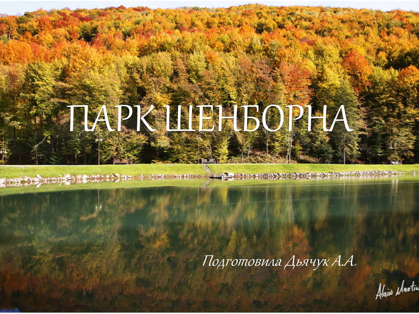 Презентація на тему «Парк Шенборна» - Слайд #1 Презентація на тему «Парк Шенборна» - Слайд #1