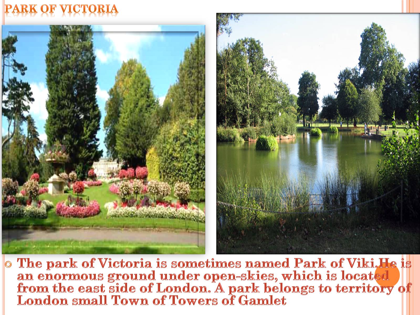 Презентація на тему «Parks and gardens in England» - Слайд #3 Презентація на тему «Parks and gardens in England» - Слайд #3