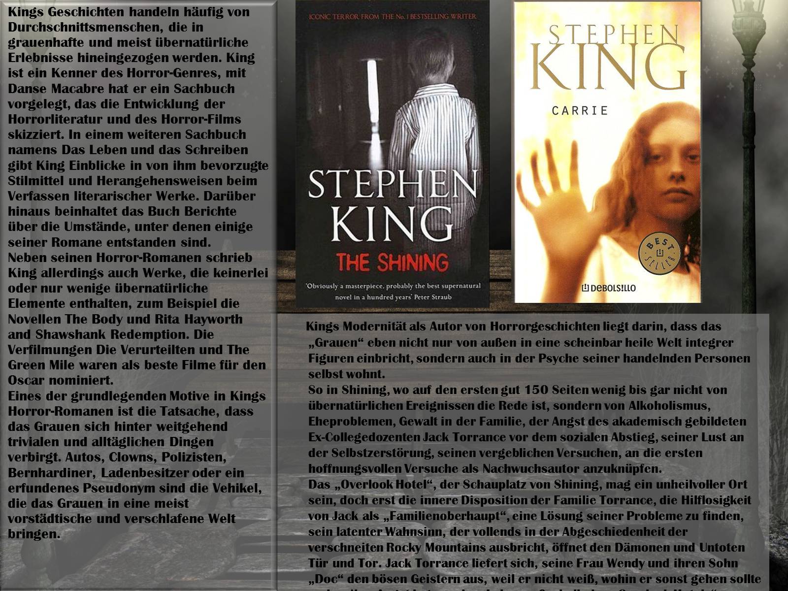 Презентація на тему «Stephen King» - Слайд #3 Презентація на тему «Stephen King» - Слайд #3