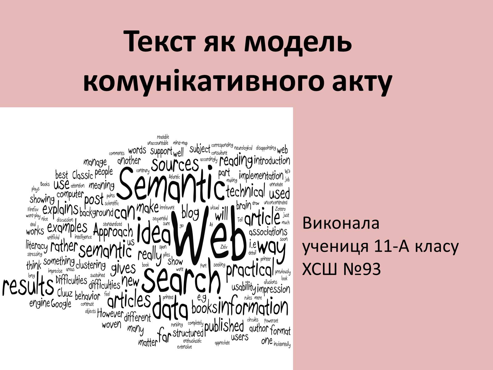 Презентація на тему «Текст як модель комунікативного акту» - Слайд #1 Презентація на тему «Текст як модель комунікативного акту» - Слайд #1