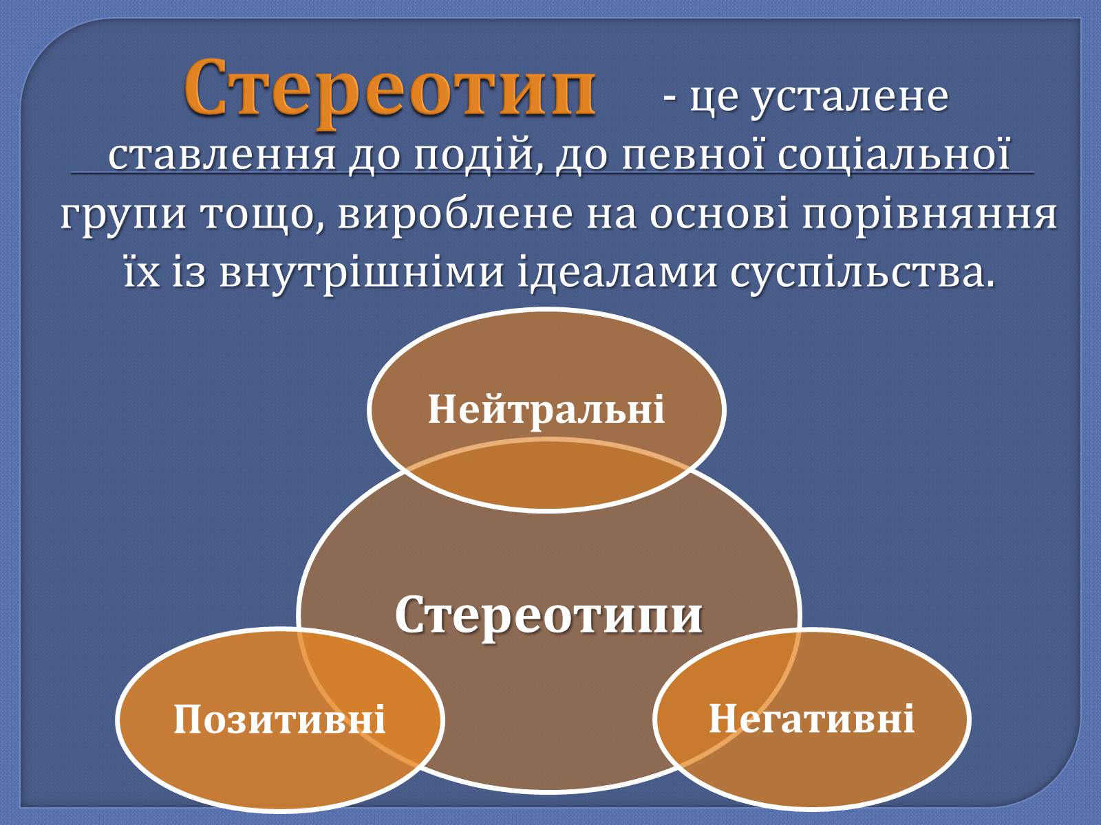 Презентація на тему «Стереотипи» (варіант 3) - Слайд #2 Презентація на тему «Стереотипи» (варіант 3) - Слайд #2