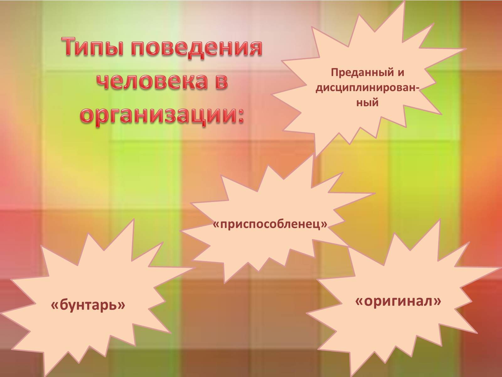 Презентація на тему «Роль личности в управлении организацией» - Слайд #4