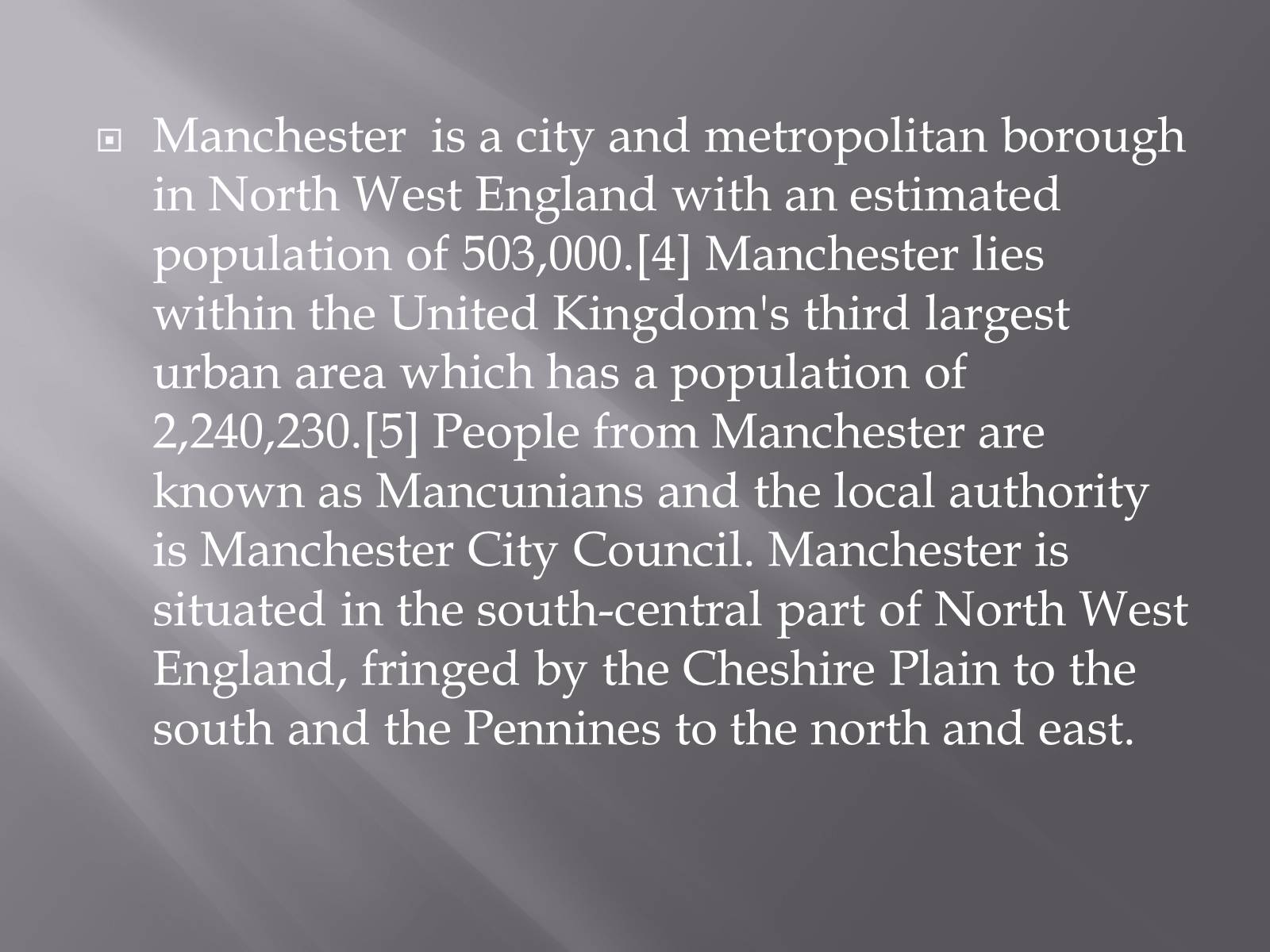 Презентація на тему «Largest cities of the United Kingdom» - Слайд #34 Презентація на тему «Largest cities of the United Kingdom» - Слайд #34