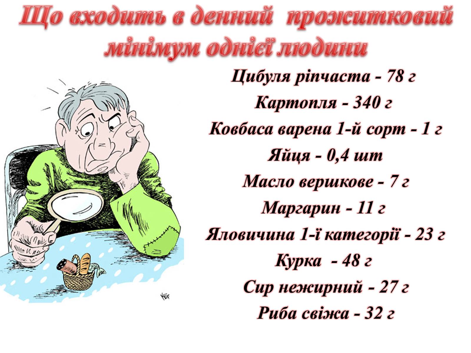 Презентація на тему «Прожитковий мінімум» (варіант 2) - Слайд #8 Презентація на тему «Прожитковий мінімум» (варіант 2) - Слайд #8