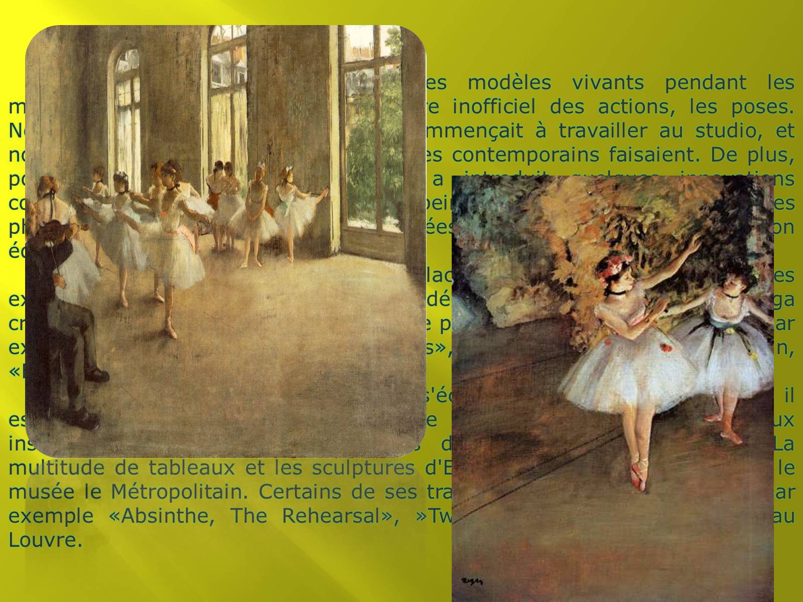 Презентація на тему «Le Francais peintre» - Слайд #11 Презентація на тему «Le Francais peintre» - Слайд #11