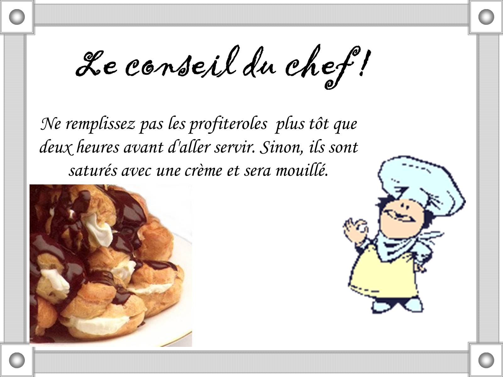 Презентація на тему «Le livre de cuisine» - Слайд #12 Презентація на тему «Le livre de cuisine» - Слайд #12