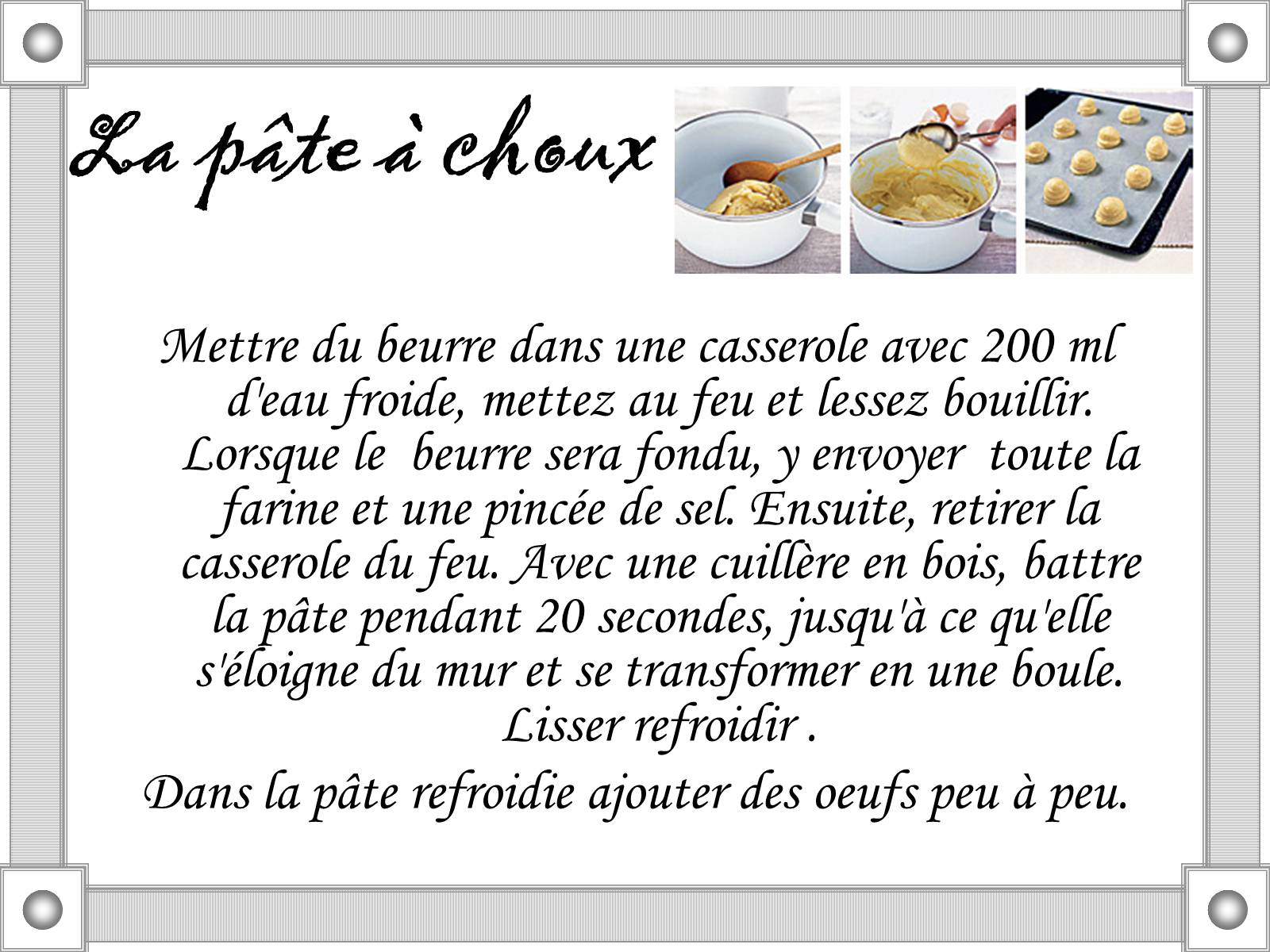 Презентація на тему «Le livre de cuisine» - Слайд #8 Презентація на тему «Le livre de cuisine» - Слайд #8