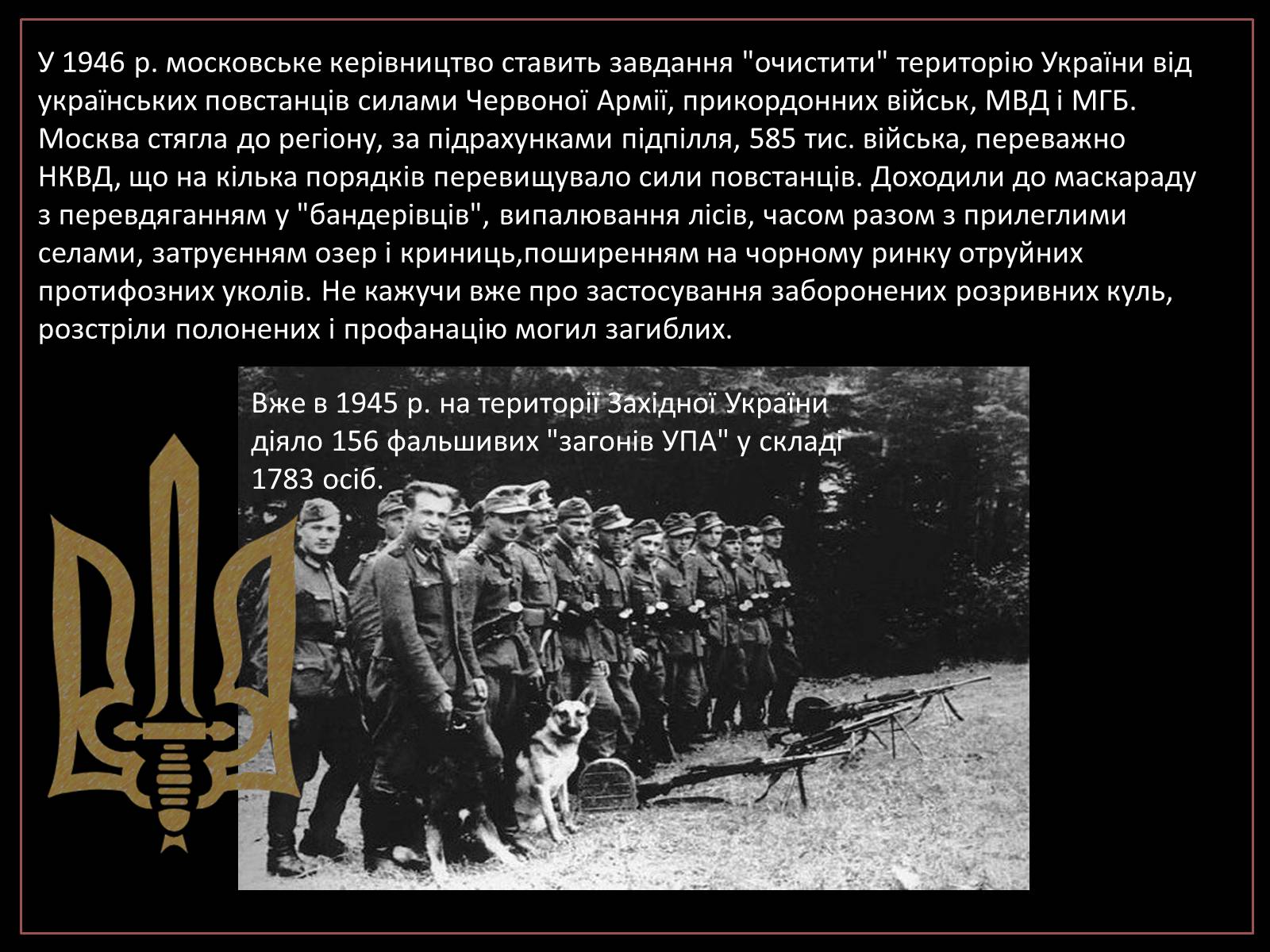 Презентація на тему «УПА» (варіант 1) - Слайд #13 Презентація на тему «УПА» (варіант 1) - Слайд #13
