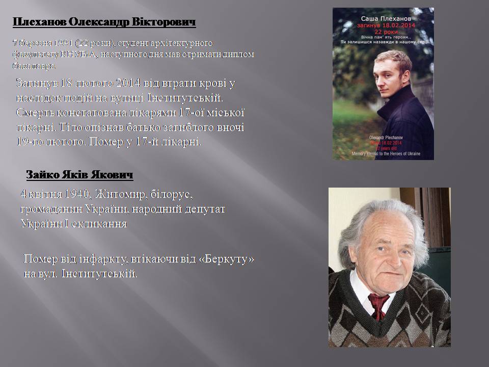 Презентація на тему «Небесна сотня» (варіант 2) - Слайд #14 Презентація на тему «Небесна сотня» (варіант 2) - Слайд #14