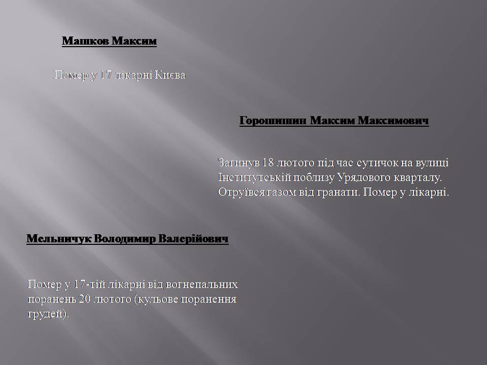 Презентація на тему «Небесна сотня» (варіант 2) - Слайд #34 Презентація на тему «Небесна сотня» (варіант 2) - Слайд #34