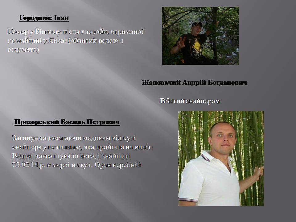Презентація на тему «Небесна сотня» (варіант 2) - Слайд #37 Презентація на тему «Небесна сотня» (варіант 2) - Слайд #37