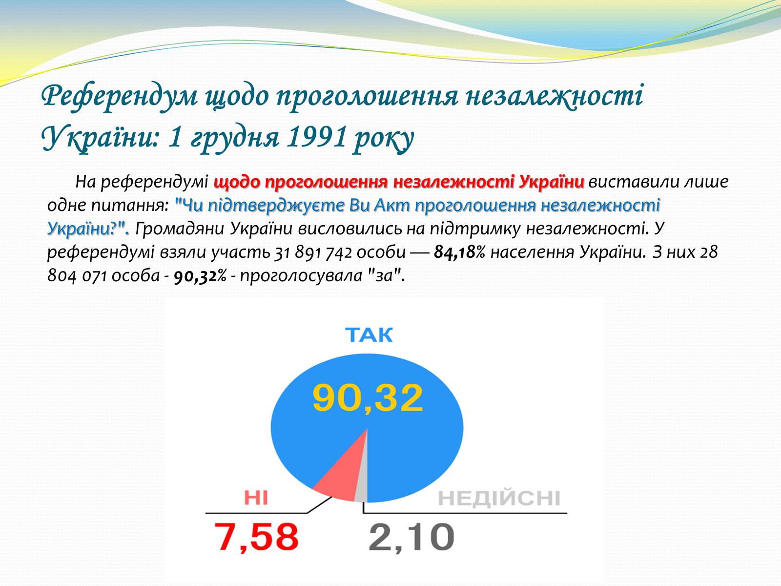 Презентація на тему «Україна. Роки незалежності» - Слайд #6 Презентація на тему «Україна. Роки незалежності» - Слайд #6