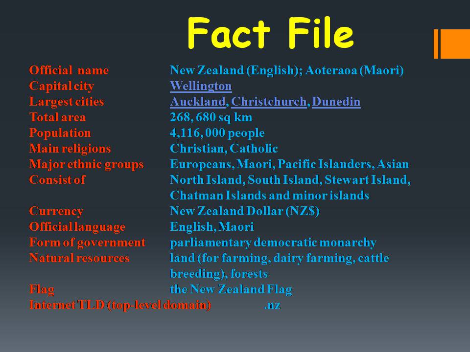 Презентація на тему «New Zeland» (варіант 2) - Слайд #2 Презентація на тему «New Zeland» (варіант 2) - Слайд #2