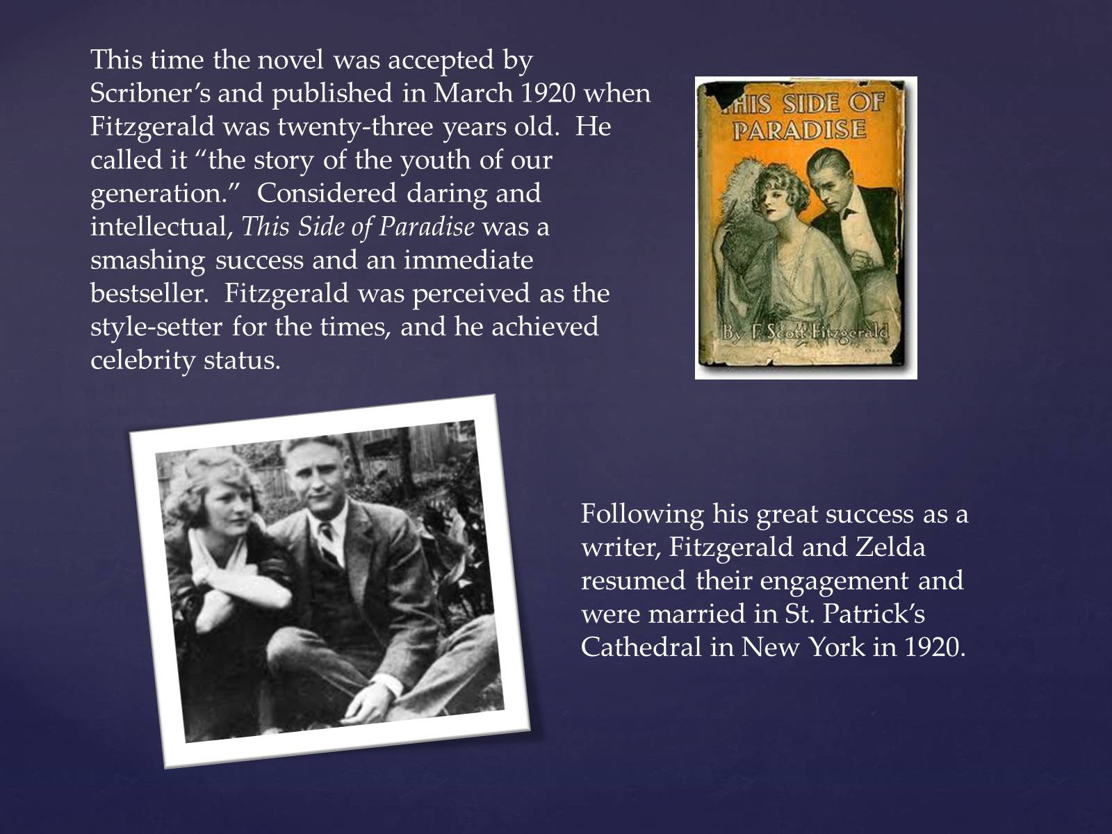 Презентація на тему «F.Scott Fitzgerald» - Слайд #10 Презентація на тему «F.Scott Fitzgerald» - Слайд #10