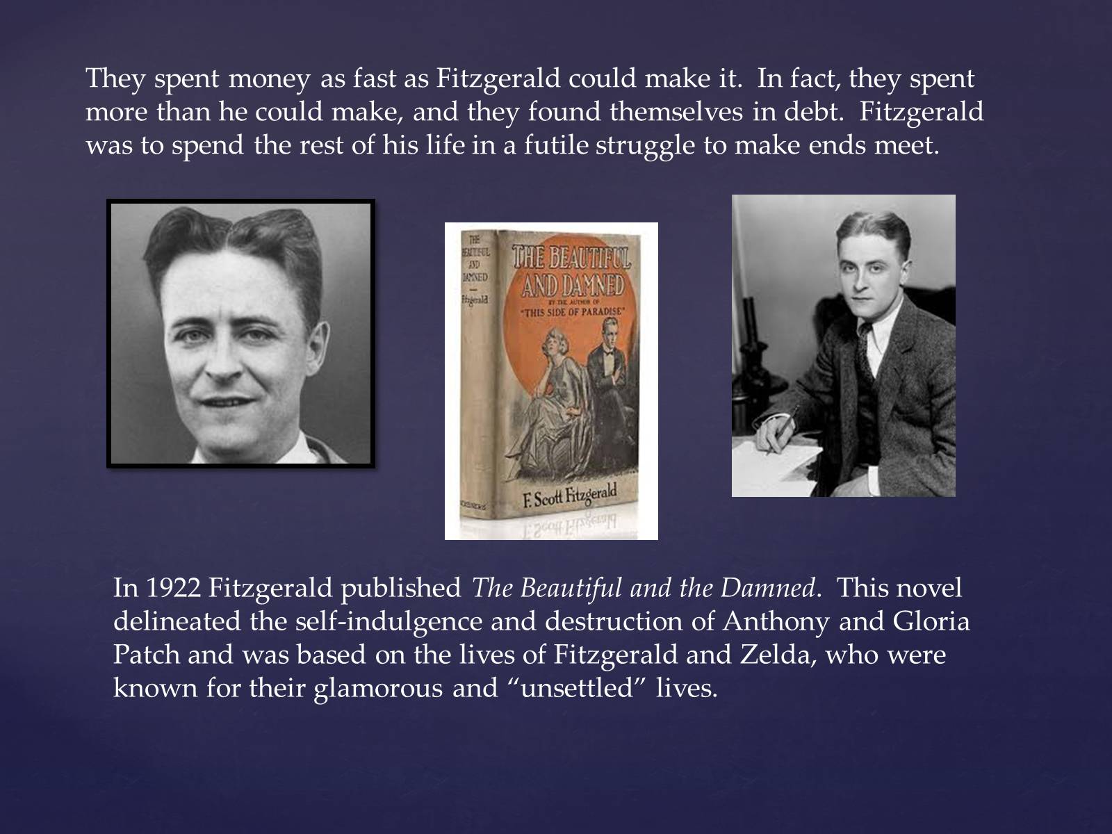 Презентація на тему «F.Scott Fitzgerald» - Слайд #14 Презентація на тему «F.Scott Fitzgerald» - Слайд #14