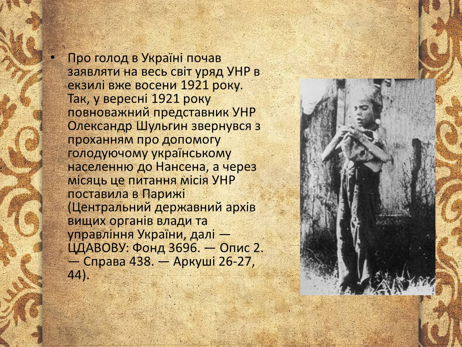 Презентація на тему «Голодомор 1921-1923 років» (варіант 3) - Слайд #3 Презентація на тему «Голодомор 1921-1923 років» (варіант 3) - Слайд #3