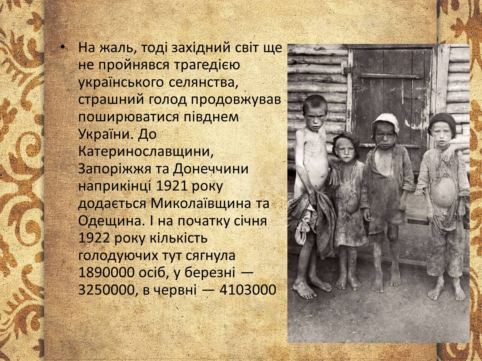 Презентація на тему «Голодомор 1921-1923 років» (варіант 3) - Слайд #4 Презентація на тему «Голодомор 1921-1923 років» (варіант 3) - Слайд #4