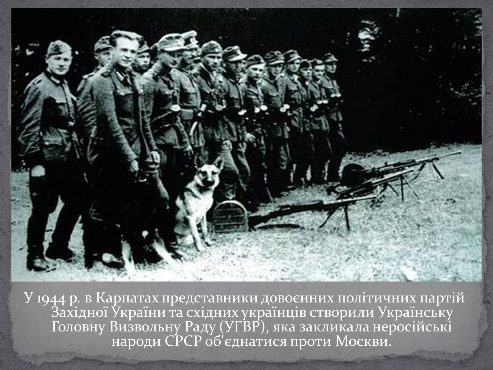 Презентація на тему «Рух опору в Україні в роки Другої Світової Війни» (варіант 1) - Слайд #14 Презентація на тему «Рух опору в Україні в роки Другої Світової Війни» (варіант 1) - Слайд #14