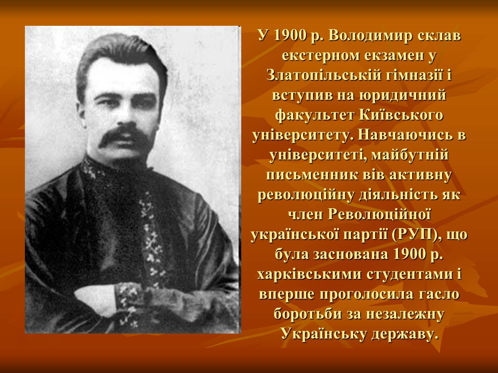 Презентація на тему «Діяльність Володимира Винниченка» - Слайд #6 Презентація на тему «Діяльність Володимира Винниченка» - Слайд #6