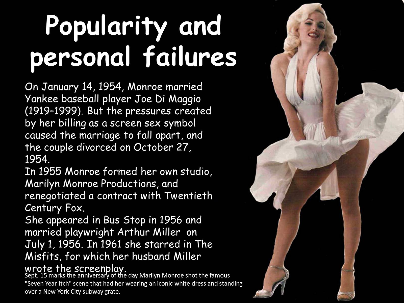 Презентація на тему «Marilyn Monroe» (варіант 3) - Слайд #6 Презентація на тему «Marilyn Monroe» (варіант 3) - Слайд #6