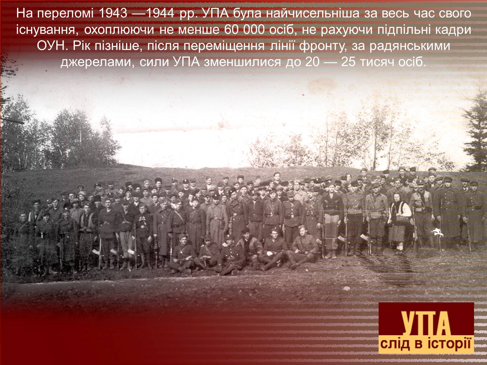 Презентація на тему «УПА у роки Другої світової війни» - Слайд #13 Презентація на тему «УПА у роки Другої світової війни» - Слайд #13