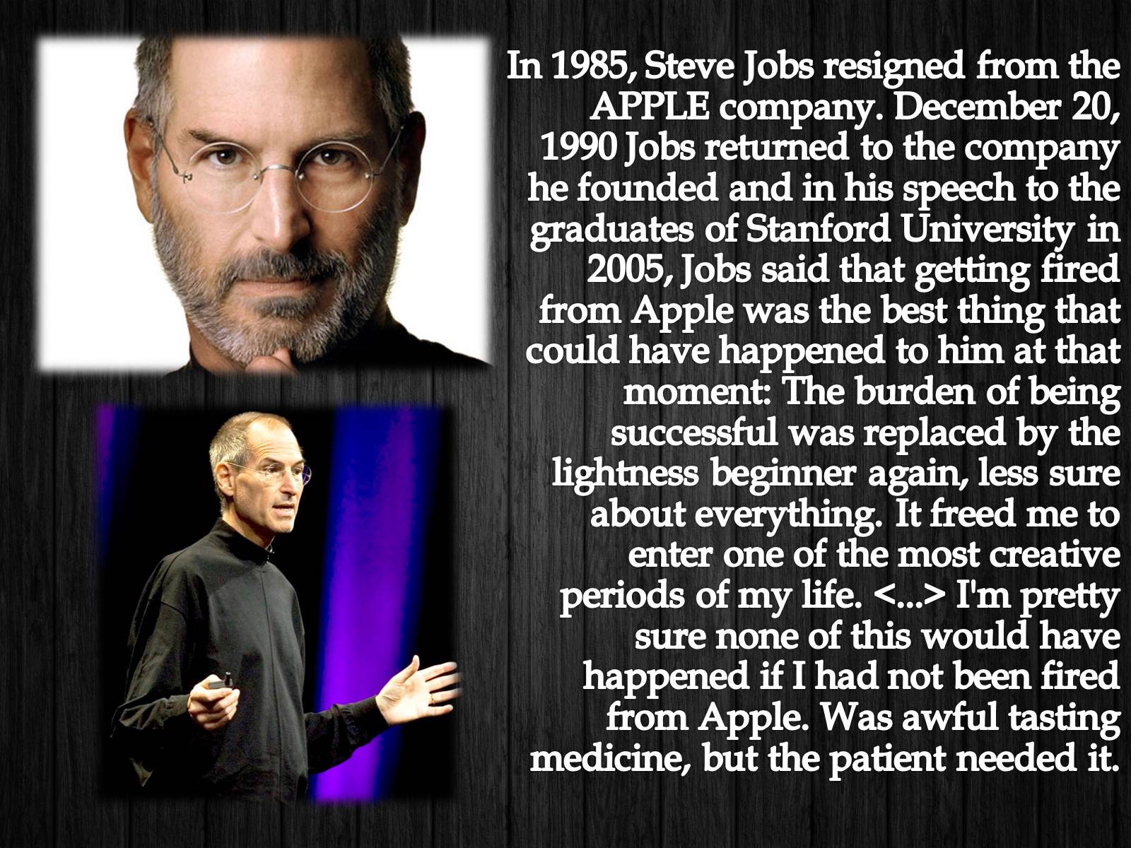 Презентація на тему «Steven Paul Jobs» (варіант 3) - Слайд #8 Презентація на тему «Steven Paul Jobs» (варіант 3) - Слайд #8