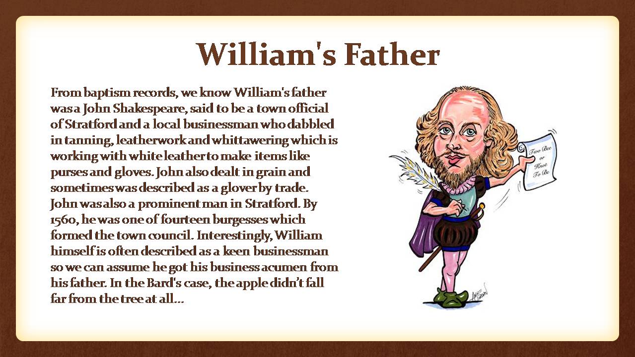 Презентація на тему «William Shakespeare» (варіант 5) - Слайд #6 Презентація на тему «William Shakespeare» (варіант 5) - Слайд #6