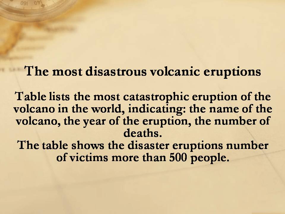 Презентація на тему «Volcanic Eruptions» - Слайд #21 Презентація на тему «Volcanic Eruptions» - Слайд #21