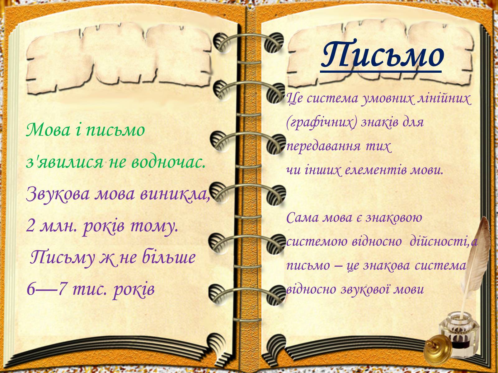 Презентація на тему «Виникнення і розвиток письма» - Слайд #2 Презентація на тему «Виникнення і розвиток письма» - Слайд #2
