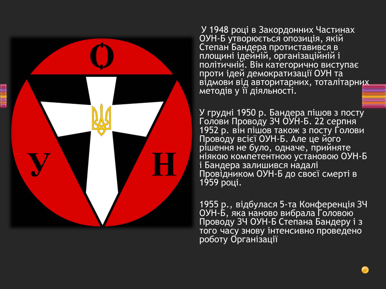 Презентація на тему «Степан Бандера» (варіант 3) - Слайд #12 Презентація на тему «Степан Бандера» (варіант 3) - Слайд #12