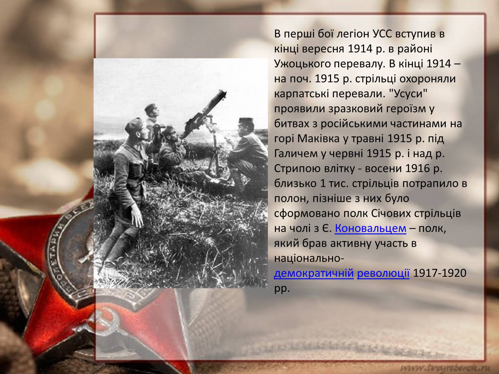 Презентація на тему «Легіон українських січових стрільців» - Слайд #5 Презентація на тему «Легіон українських січових стрільців» - Слайд #5