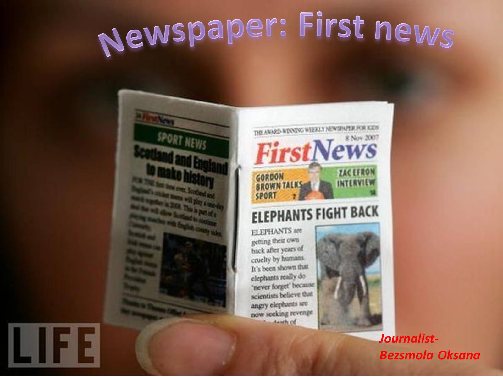 Презентація на тему «Newspaper: First news» - Слайд #1 Презентація на тему «Newspaper: First news» - Слайд #1