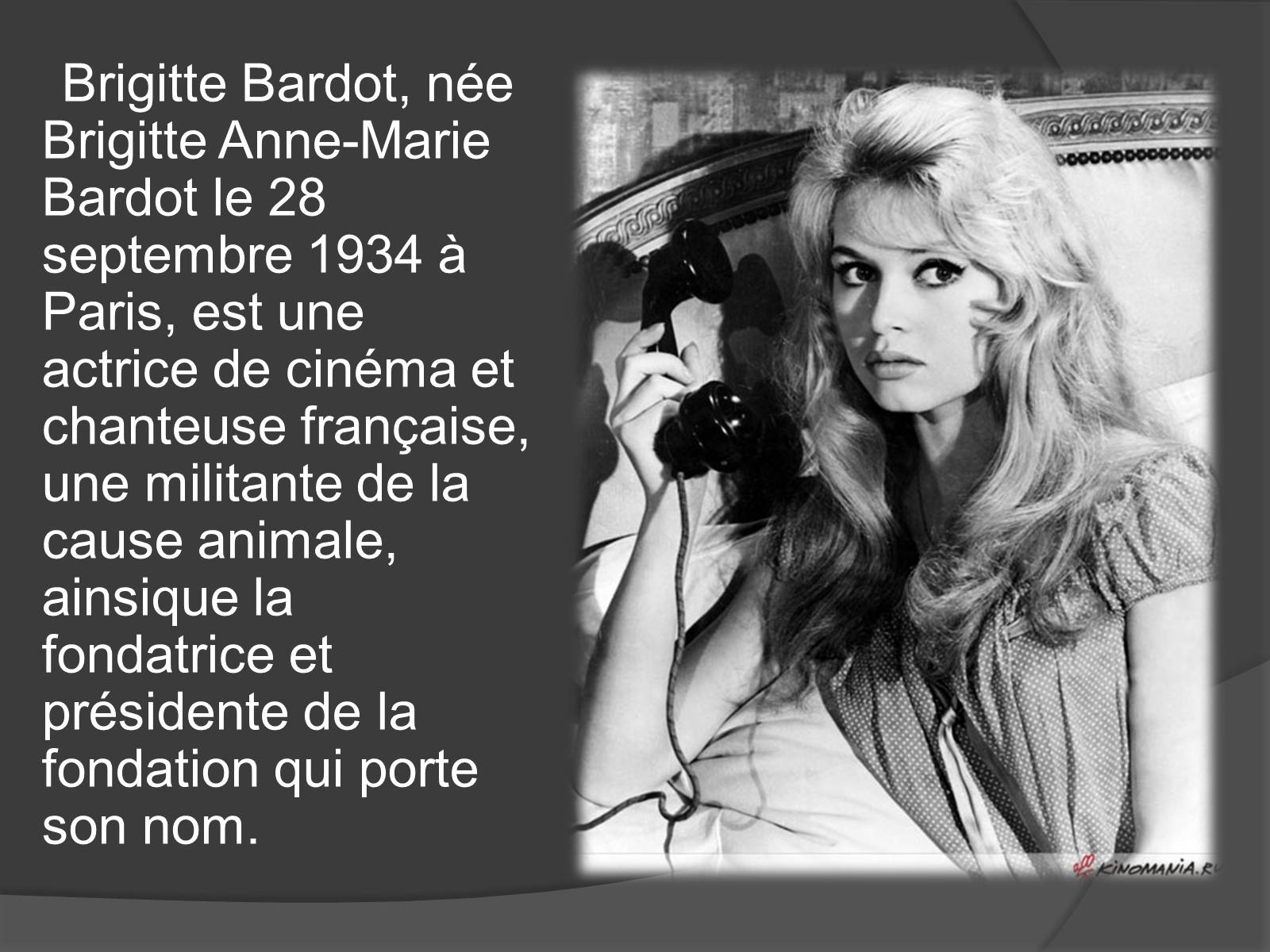 Презентація на тему «Brigitte Bardot» - Слайд #2 Презентація на тему «Brigitte Bardot» - Слайд #2