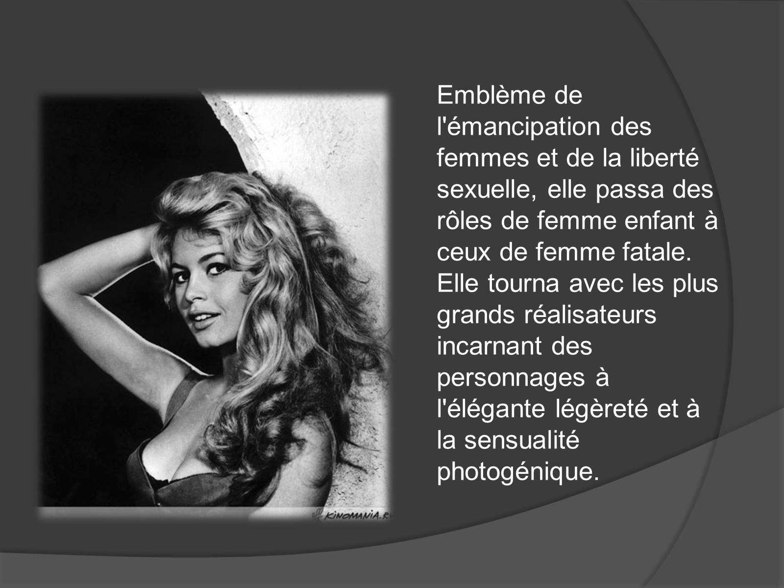 Презентація на тему «Brigitte Bardot» - Слайд #4 Презентація на тему «Brigitte Bardot» - Слайд #4