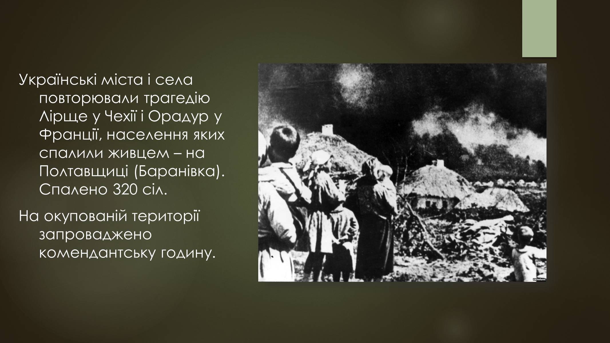 Презентація на тему «Окупація України під час другої світової війни» - Слайд #17 Презентація на тему «Окупація України під час другої світової війни» - Слайд #17