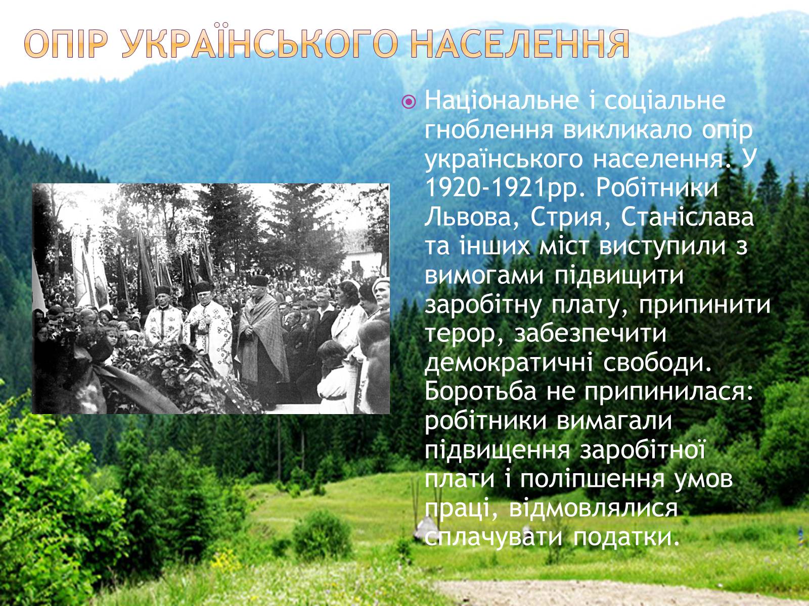 Презентація на тему «Західноукраїнські землі у складі Польщі у 1921-1938рр» - Слайд #9 Презентація на тему «Західноукраїнські землі у складі Польщі у 1921-1938рр» - Слайд #9