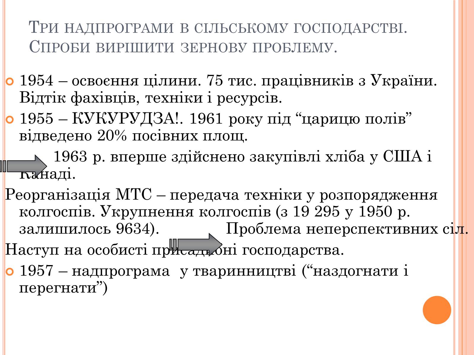 Презентація на тему «Україна в умовах десталінізації» (варіант 1) - Слайд #22 Презентація на тему «Україна в умовах десталінізації» (варіант 1) - Слайд #22