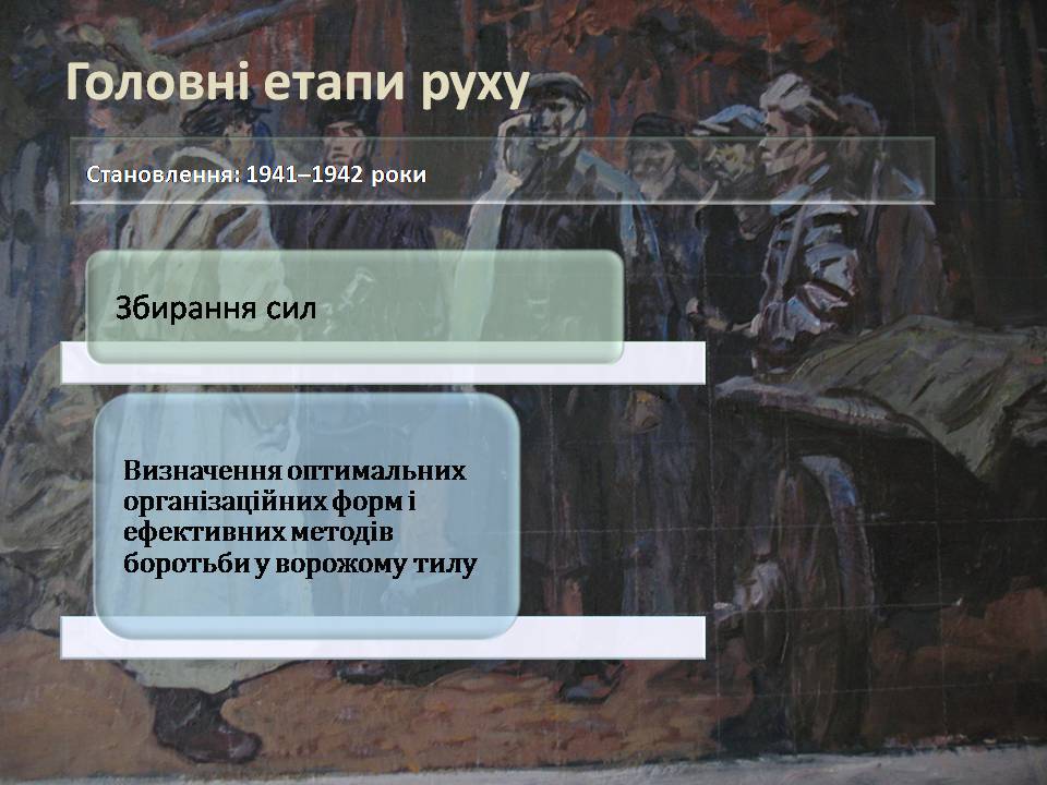 Презентація на тему «Радянський партизанський рух на території України» (варіант 2) - Слайд #10 Презентація на тему «Радянський партизанський рух на території України» (варіант 2) - Слайд #10