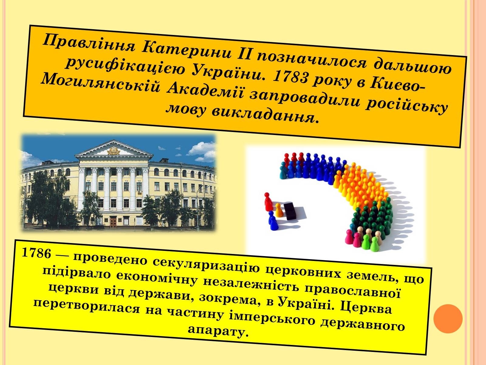 Презентація на тему «Катерина II та її політика щодо України» - Слайд #7 Презентація на тему «Катерина II та її політика щодо України» - Слайд #7