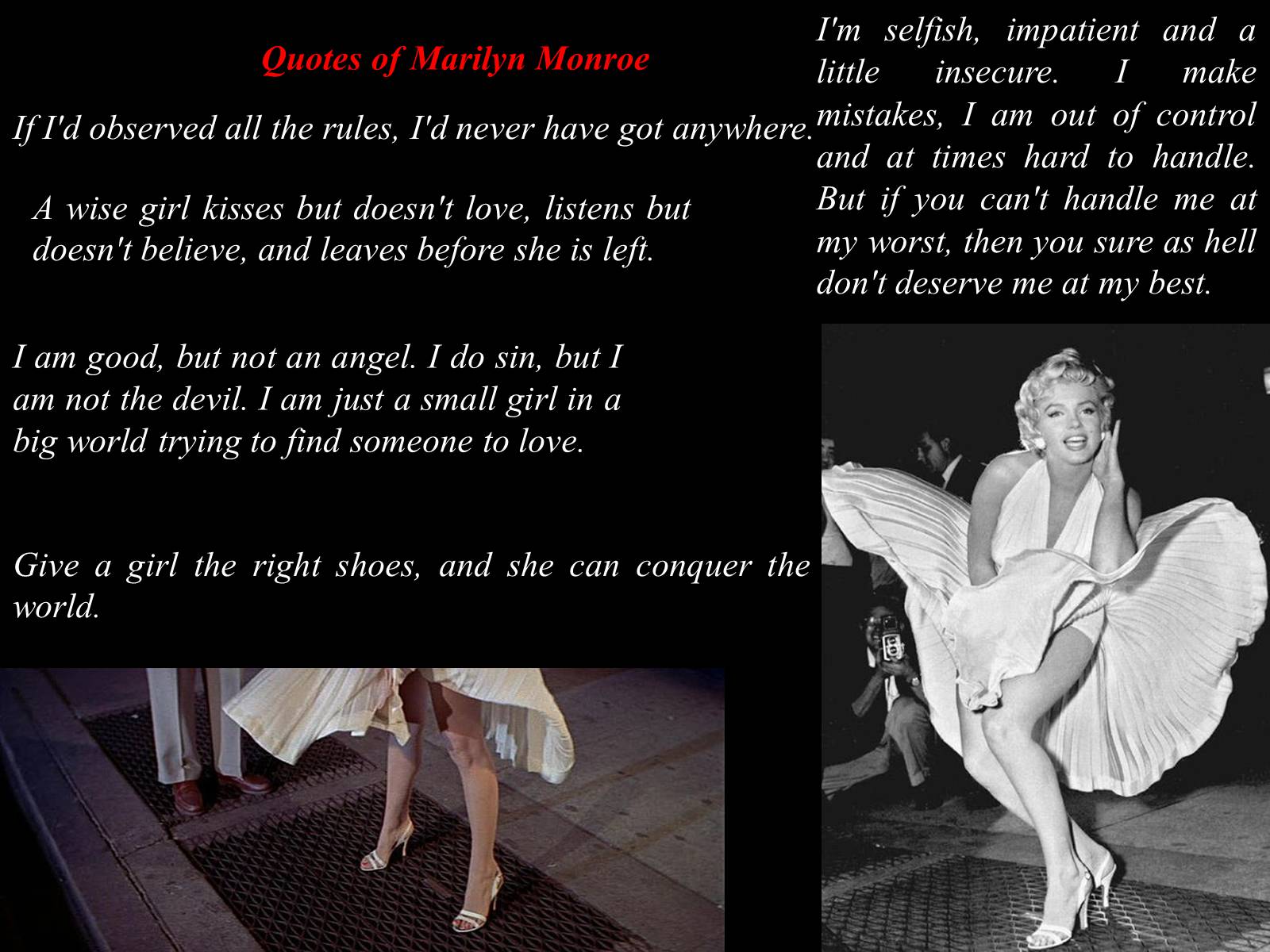 Презентація на тему «Marilyn Monroe» (варіант 2) - Слайд #9 Презентація на тему «Marilyn Monroe» (варіант 2) - Слайд #9