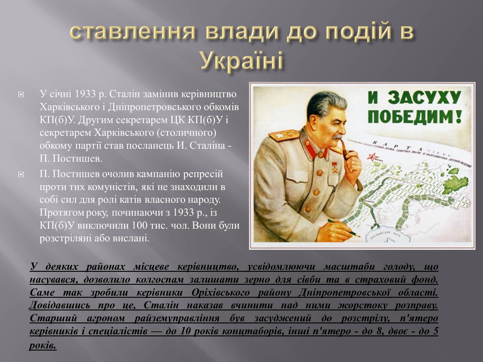 Презентація на тему «Голодомор» (варіант 1) - Слайд #15 Презентація на тему «Голодомор» (варіант 1) - Слайд #15