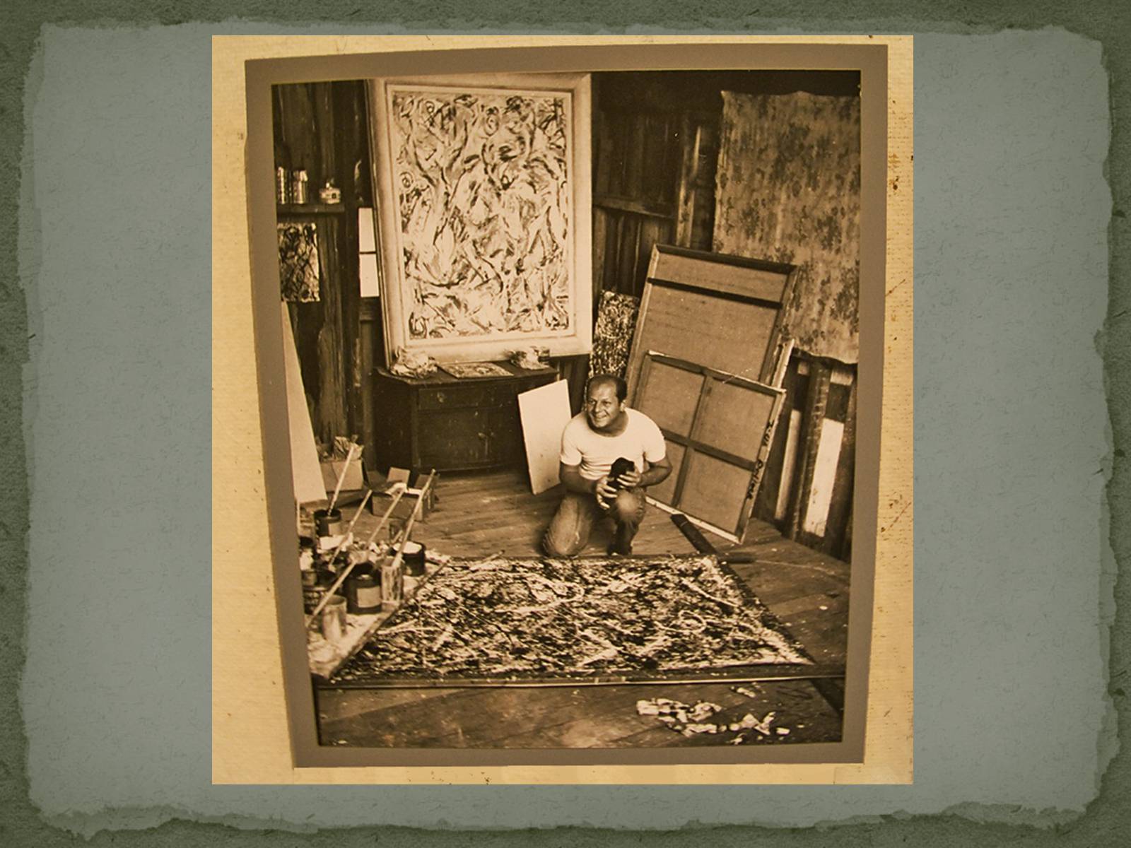 Презентація на тему «Jackson Pollock» (варіант 2) - Слайд #12 Презентація на тему «Jackson Pollock» (варіант 2) - Слайд #12