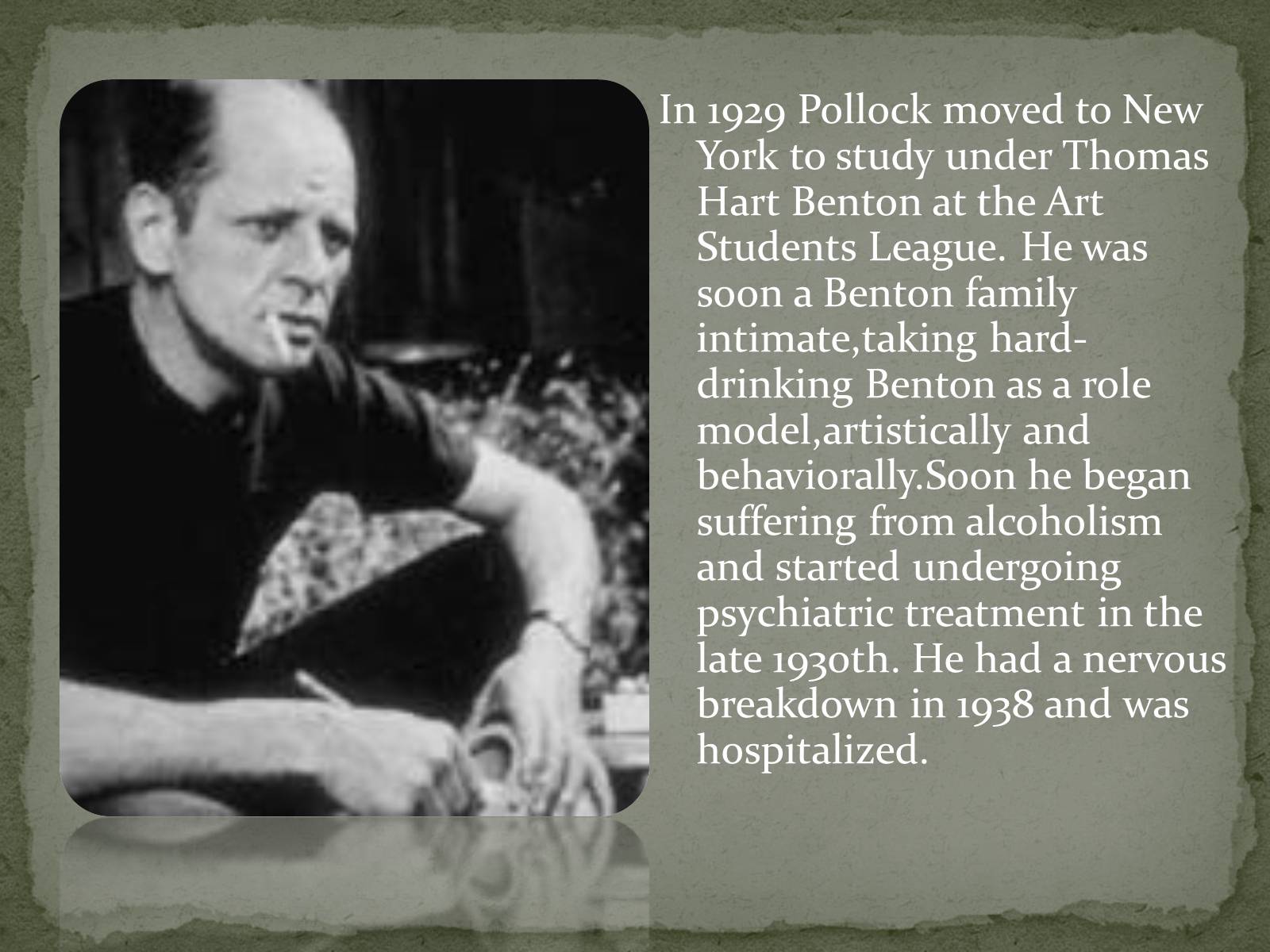 Презентація на тему «Jackson Pollock» (варіант 2) - Слайд #4 Презентація на тему «Jackson Pollock» (варіант 2) - Слайд #4