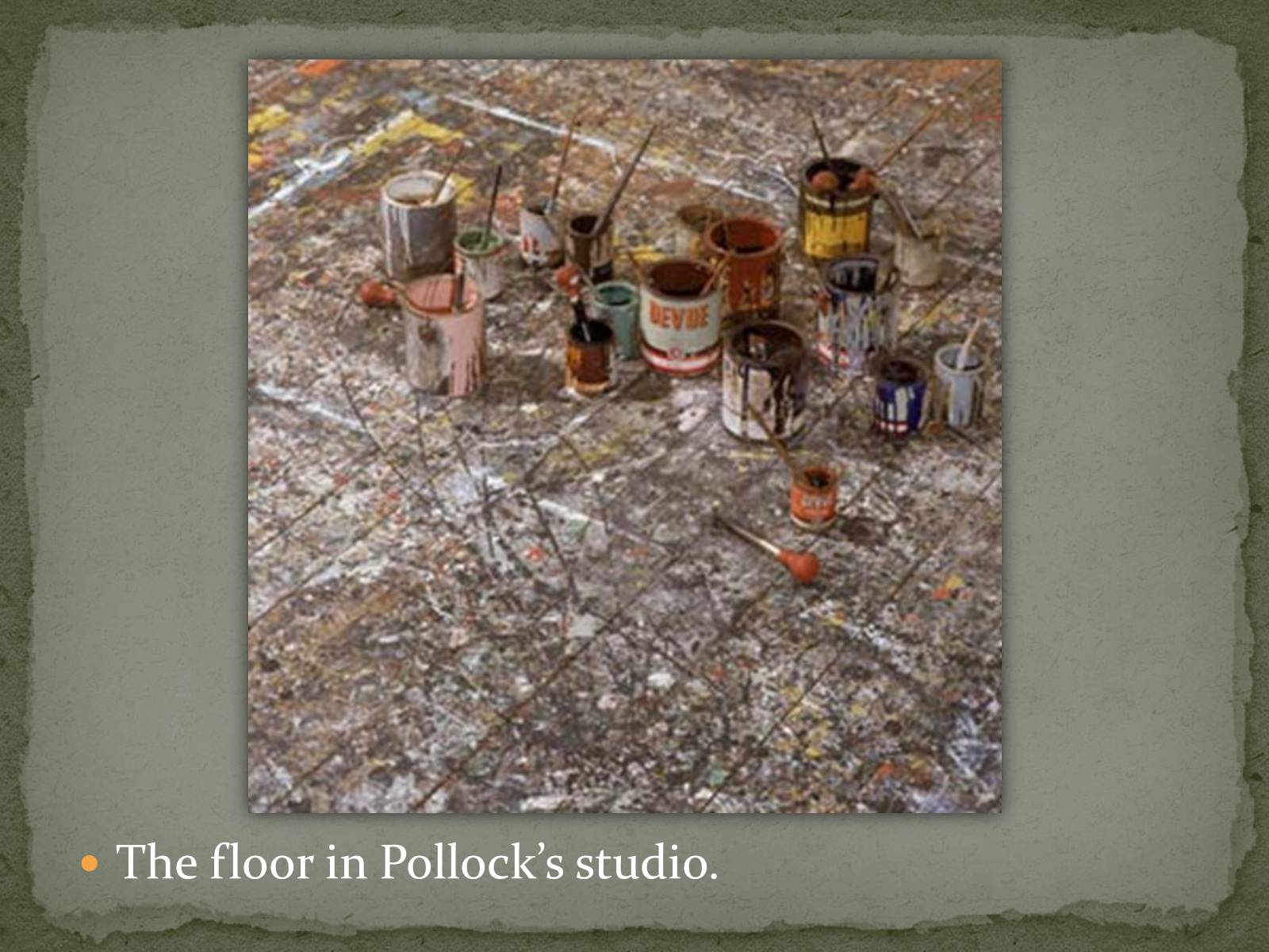 Презентація на тему «Jackson Pollock» (варіант 2) - Слайд #7 Презентація на тему «Jackson Pollock» (варіант 2) - Слайд #7
