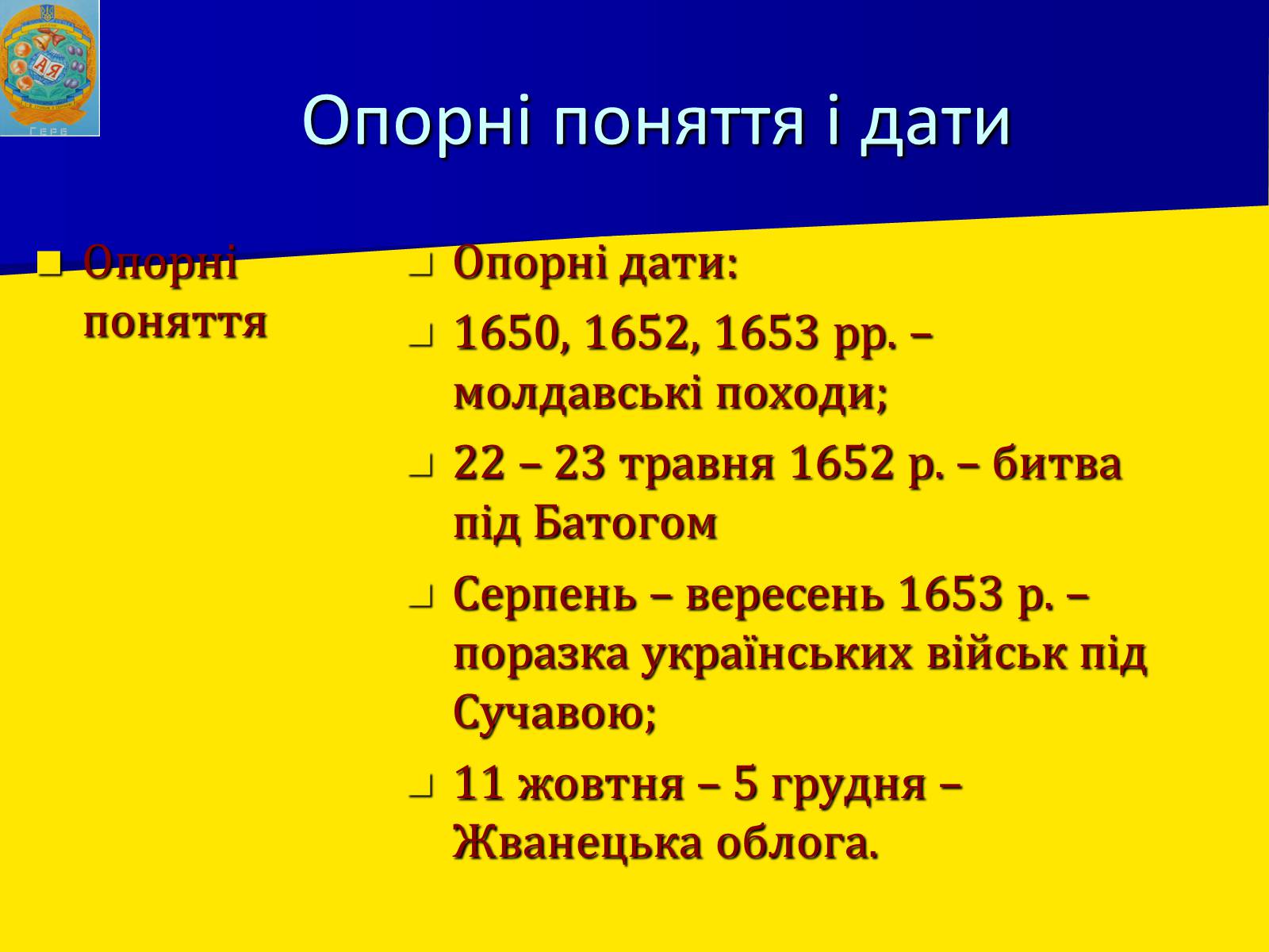 Презентація на тему «Воєнно політичні події 1652-1653 років» - Слайд #4 Презентація на тему «Воєнно політичні події 1652-1653 років» - Слайд #4