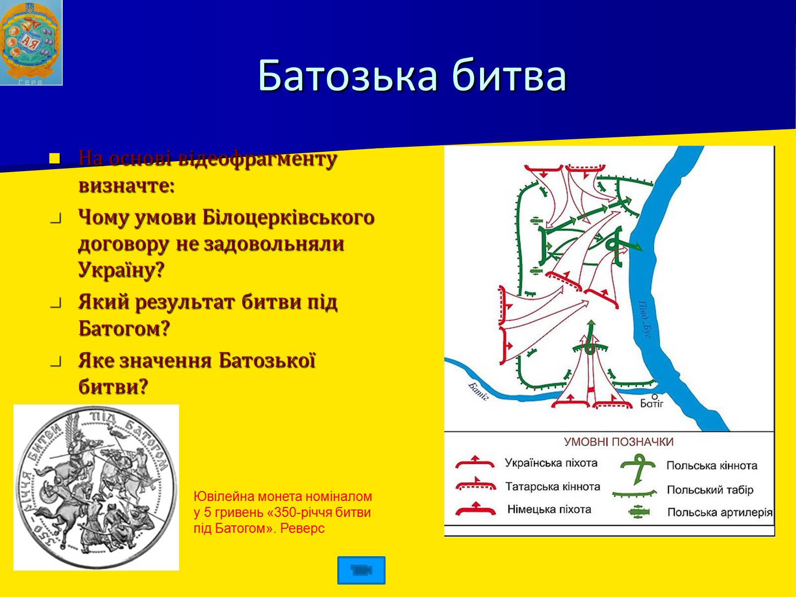 Презентація на тему «Воєнно політичні події 1652-1653 років» - Слайд #9 Презентація на тему «Воєнно політичні події 1652-1653 років» - Слайд #9