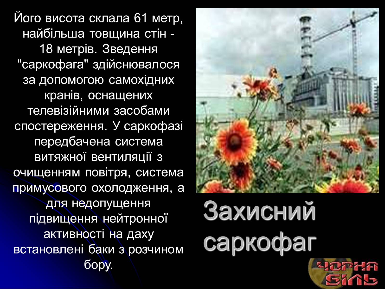 Презентація на тему «Чорнобиль» (варіант 10) - Слайд #30 Презентація на тему «Чорнобиль» (варіант 10) - Слайд #30