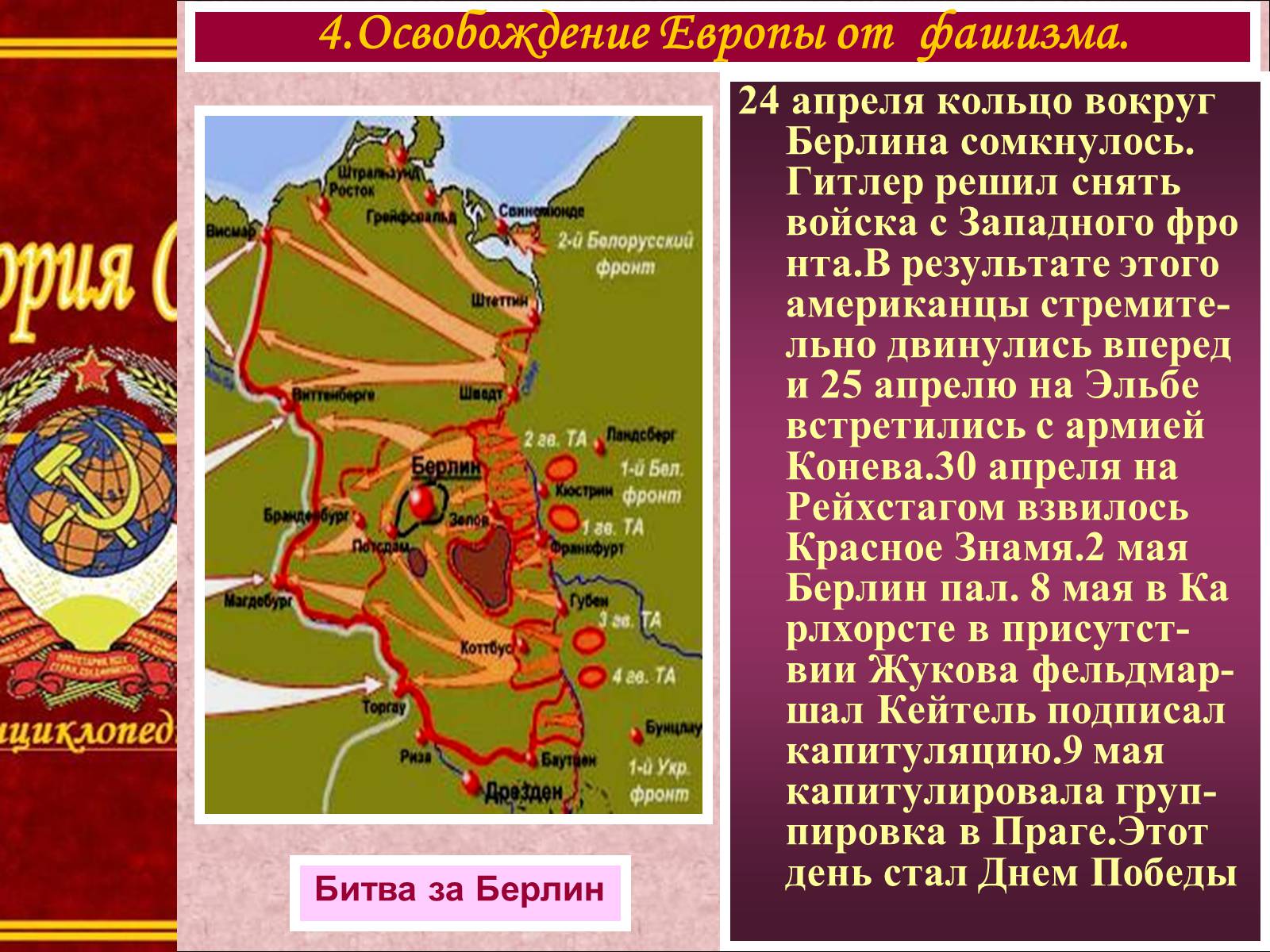 Презентація на тему «СССР на завершающем этапе II мировой войны» - Слайд #9 Презентація на тему «СССР на завершающем этапе II мировой войны» - Слайд #9