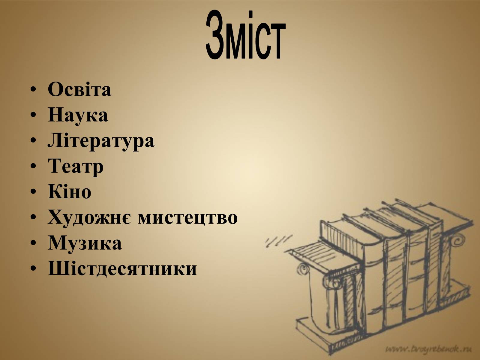 Презентація на тему «Розвиток культури в Україні в 1953–1964 рр» - Слайд #2 Презентація на тему «Розвиток культури в Україні в 1953–1964 рр» - Слайд #2