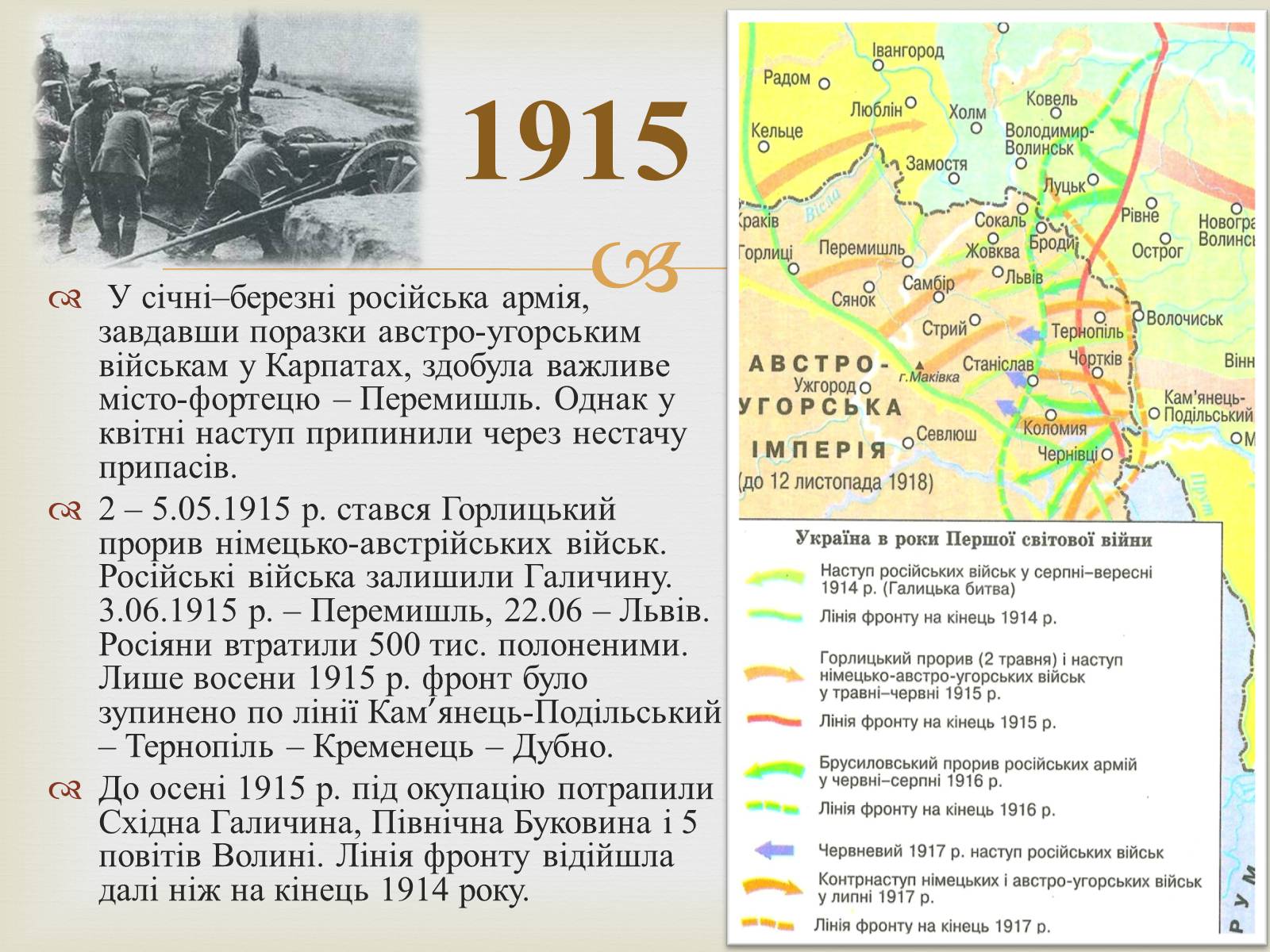 Презентація на тему «Воєнні дії у 1914-1915 роках» - Слайд #12 Презентація на тему «Воєнні дії у 1914-1915 роках» - Слайд #12